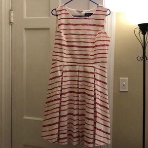 Nine West Pink Striped Dress